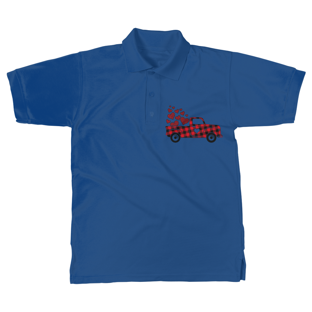 Love Truck Classic Adult Polo Shirt - DirectlyPersonalised
