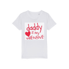 Daddy's my Valentine Organic Jersey Kids T-Shirt