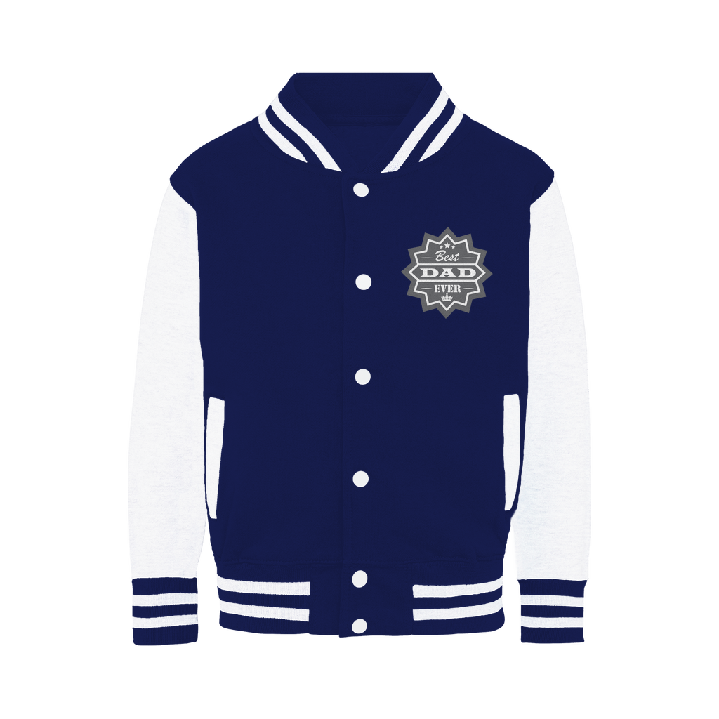 Best Dad Ever Varsity Jacket - DirectlyPersonalised