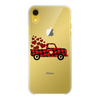 Love Truck Back Printed Transparent Hard Phone Case