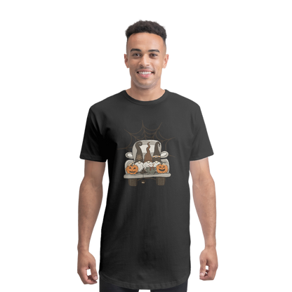 LETS GET SPOOKY Premium Long Body T-Shirt - DirectlyPersonalised