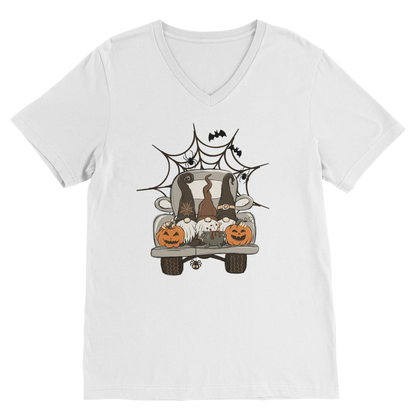 LETS GET SPOOKY Premium V-Neck T-Shirt - DirectlyPersonalised