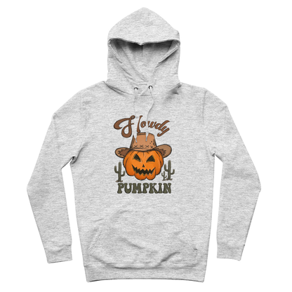 HOWDY PUMPKIN 100% Organic Cotton Hoodie - DirectlyPersonalised