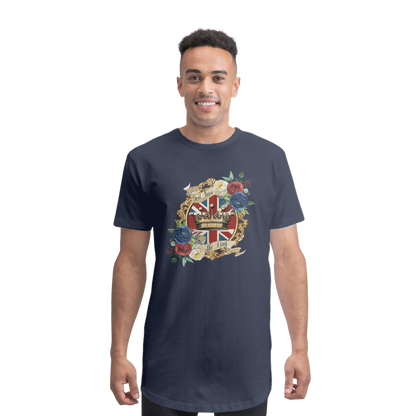 GOD SAVE THE KING Premium Long Body T-Shirt - DirectlyPersonalised