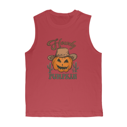 HOWDY PUMPKIN Premium Adult Muscle Top - DirectlyPersonalised