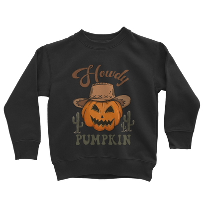 HOWDY PUMPKIN Classic Kids Sweatshirt - DirectlyPersonalised