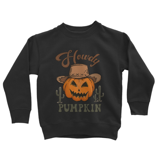 HOWDY PUMPKIN Classic Kids Sweatshirt - DirectlyPersonalised