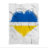 HEARTS WITH UKRAINE Premium Sublimation Adult Blanket