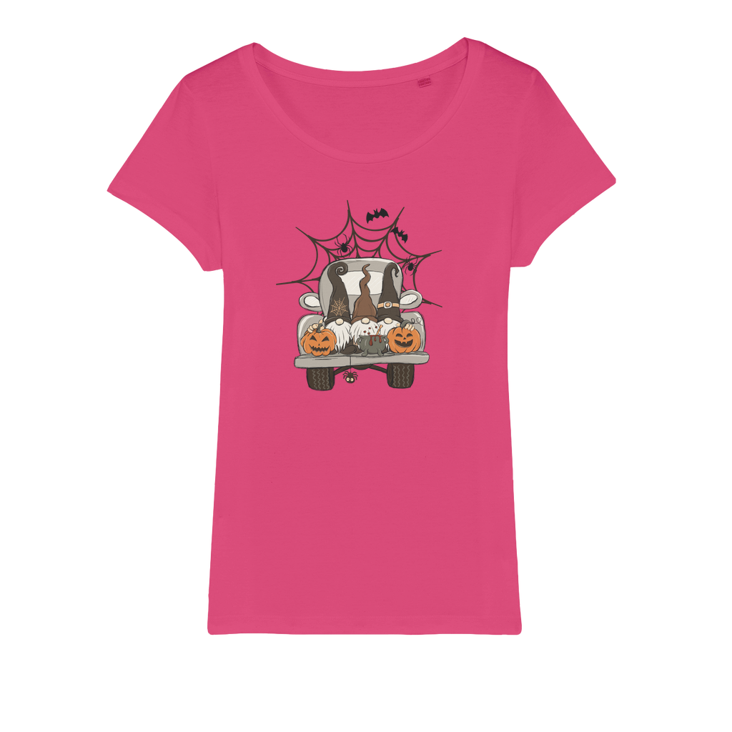 LETS GET SPOOKY Organic Jersey Womens T-Shirt - DirectlyPersonalised