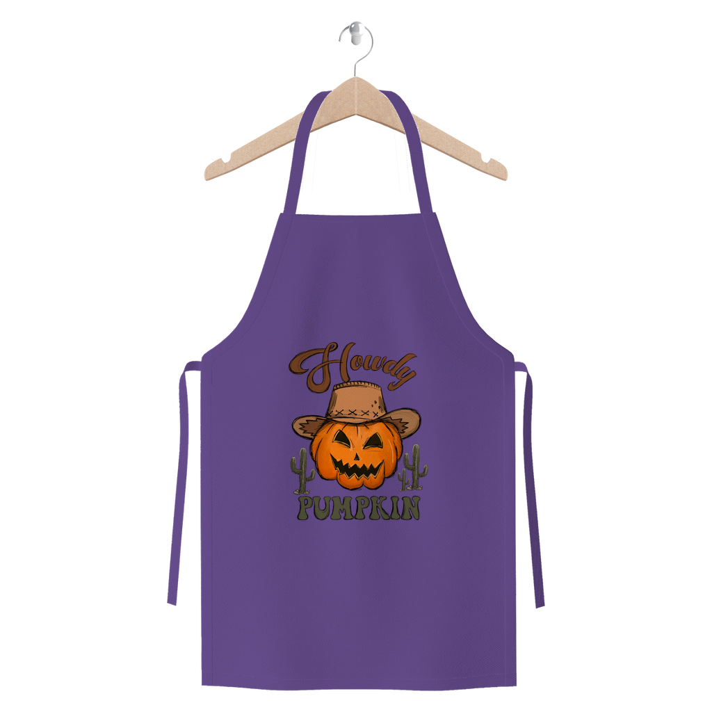 HOWDY PUMPKIN Premium Jersey Apron - DirectlyPersonalised