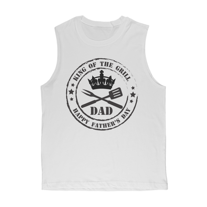 King of the Grill Classic Adult Muscle Top - DirectlyPersonalised