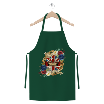 GOD SAVE THE KING Premium Jersey Apron - DirectlyPersonalised