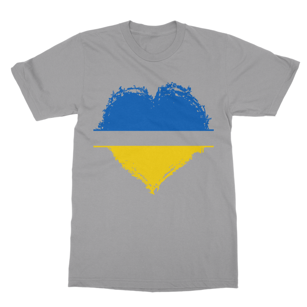 HEARTS WITH UKRAINE Classic Adult T-Shirt - DirectlyPersonalised