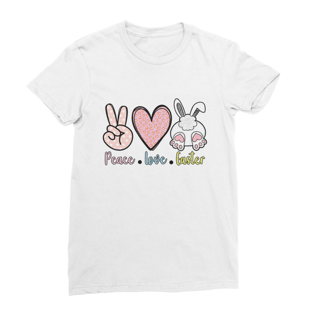 PEACE LOVE EASTER Classic Women's T-Shirt - DirectlyPersonalised