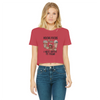 HOCUS POCUS -COFFEE DESIGN Classic Women's Cropped Raw Edge T-Shirt