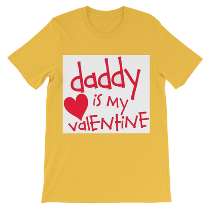 Daddy's my Valentine Premium Kids T-Shirt - DirectlyPersonalised
