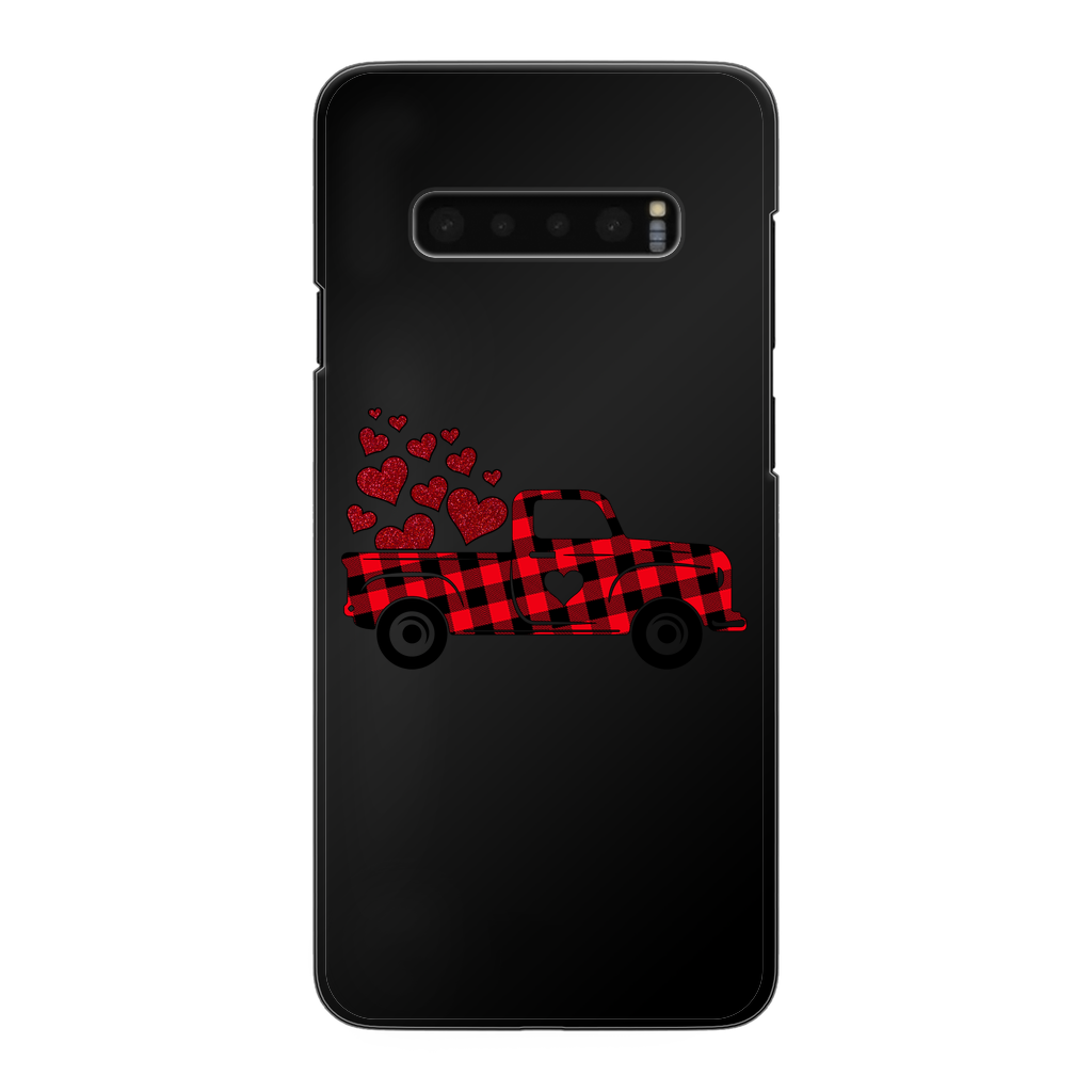Love Truck Back Printed Black Hard Phone Case - DirectlyPersonalised