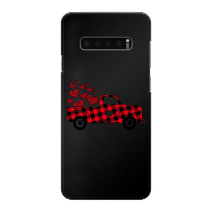 Love Truck Back Printed Black Hard Phone Case - DirectlyPersonalised