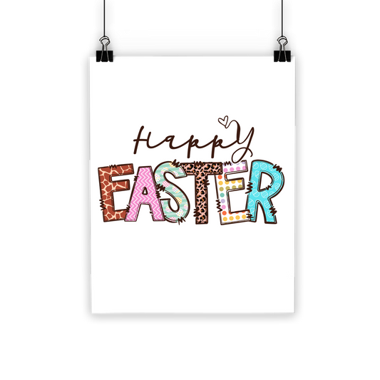 Happy Easter Classic Poster - DirectlyPersonalised