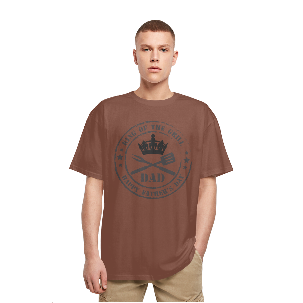 King of the Grill Heavy Oversized T-Shirt - DirectlyPersonalised