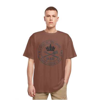 King of the Grill Heavy Oversized T-Shirt - DirectlyPersonalised
