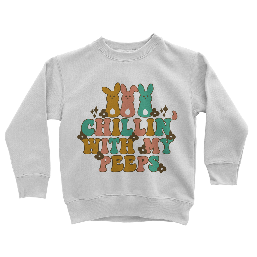 Chillin with my peeps Classic Kids Sweatshirt - DirectlyPersonalised