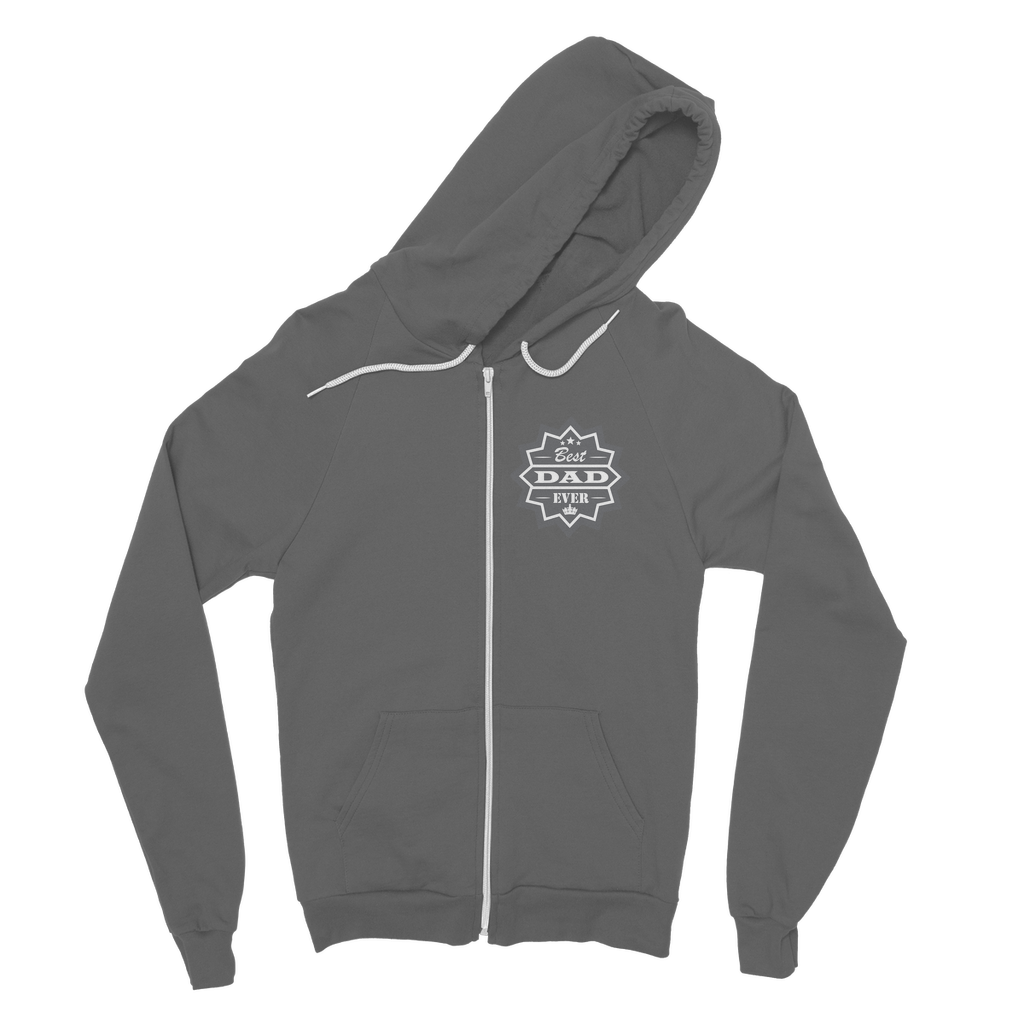 Best Dad Ever Classic Adult Zip Hoodie - DirectlyPersonalised
