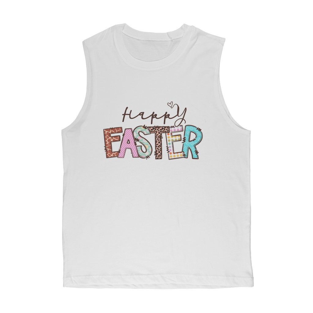Happy Easter Classic Adult Muscle Top - DirectlyPersonalised