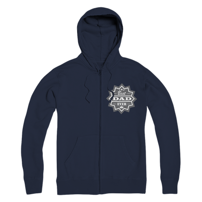 Best Dad Ever Premium Adult Zip Hoodie - DirectlyPersonalised