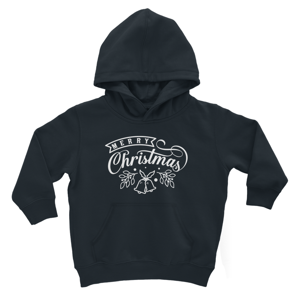 Merry Christmas White Classic Kids Hoodie