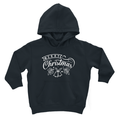 Merry Christmas White Classic Kids Hoodie