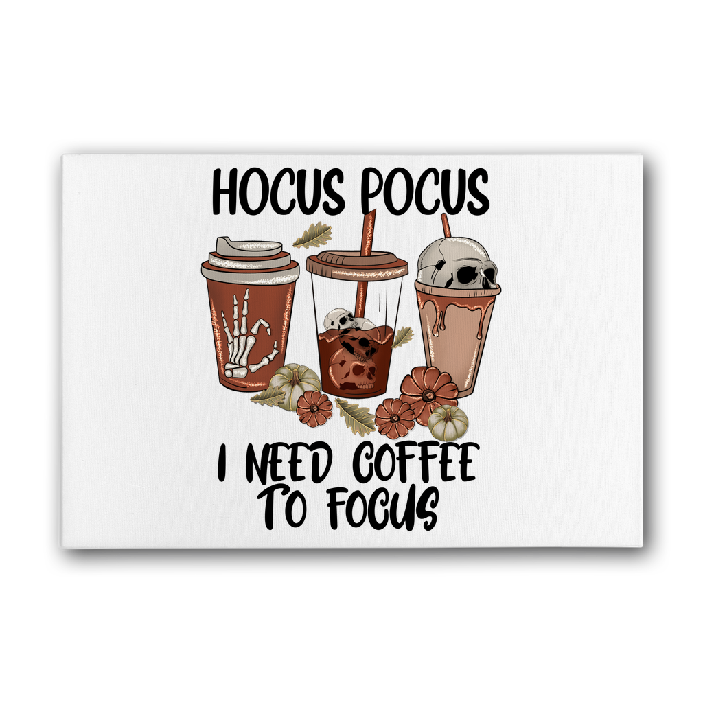 HOCUS POCUS -COFFEE DESIGN Premium Stretched Canvas - DirectlyPersonalised