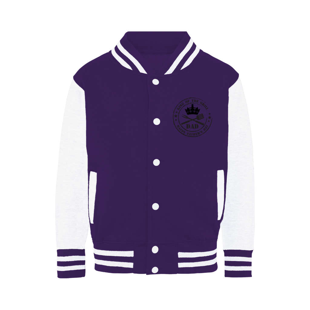 King of the Grill Varsity Jacket - DirectlyPersonalised