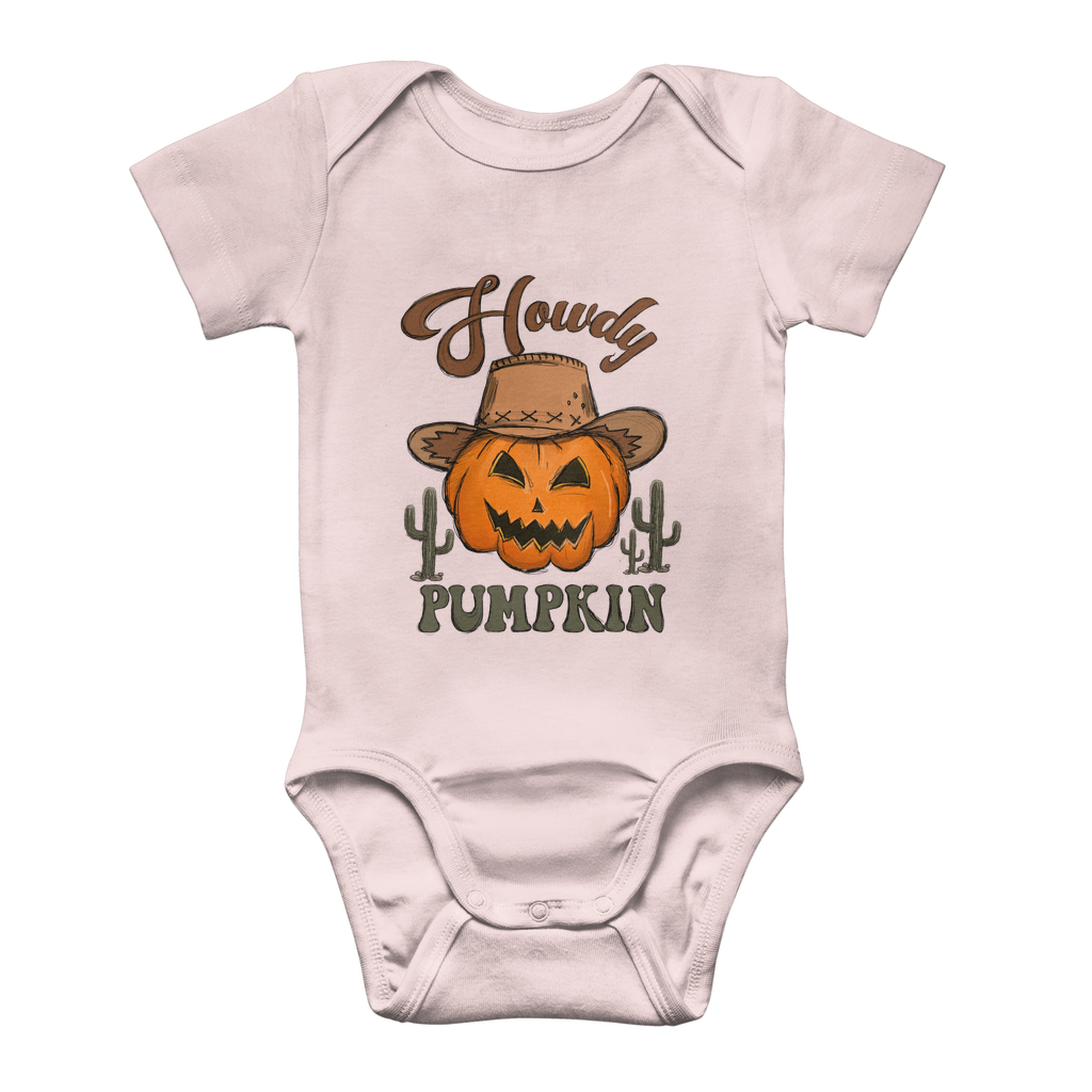 HOWDY PUMPKIN Classic Baby Onesie Bodysuit - DirectlyPersonalised