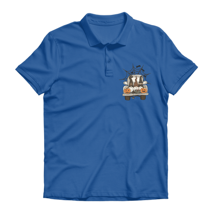LETS GET SPOOKY Premium Adult Polo Shirt - DirectlyPersonalised