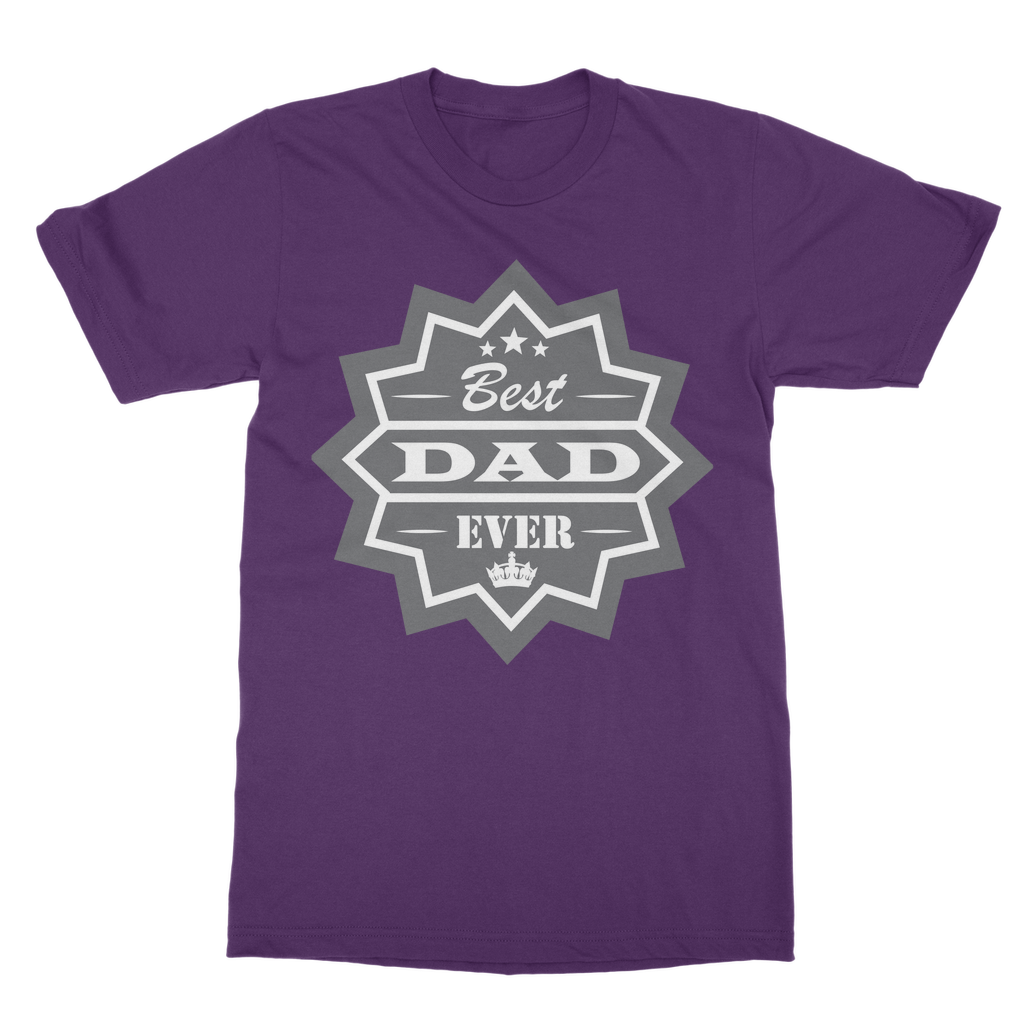 Best Dad Ever Classic Adult T-Shirt - DirectlyPersonalised