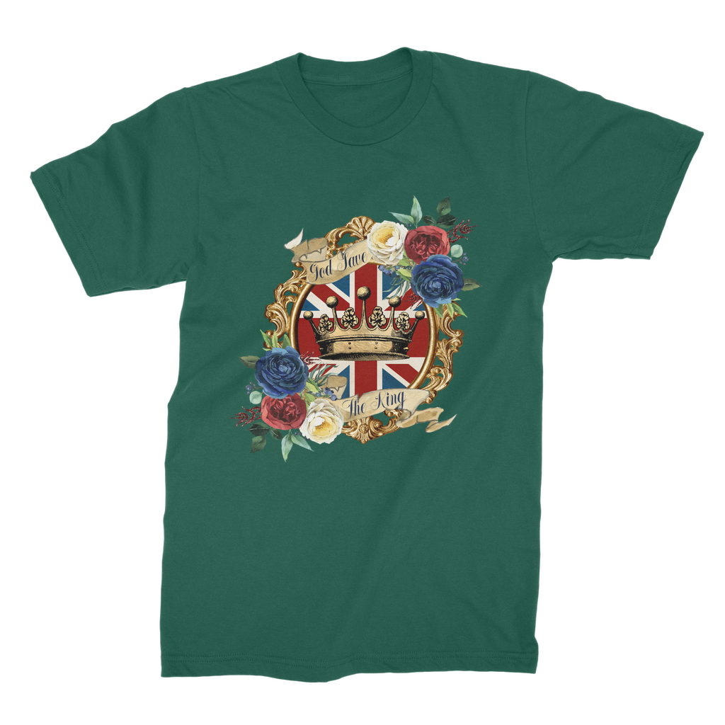 GOD SAVE THE KING Premium Jersey Men's T-Shirt - DirectlyPersonalised
