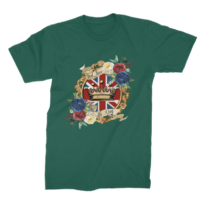 GOD SAVE THE KING Premium Jersey Men's T-Shirt - DirectlyPersonalised