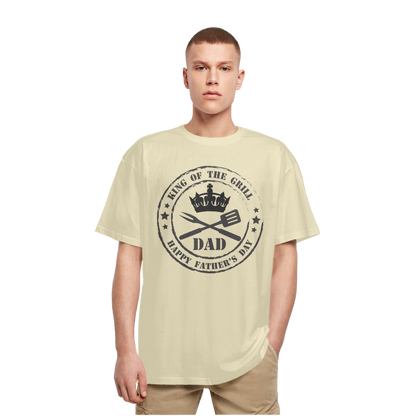 King of the Grill Heavy Oversized T-Shirt - DirectlyPersonalised