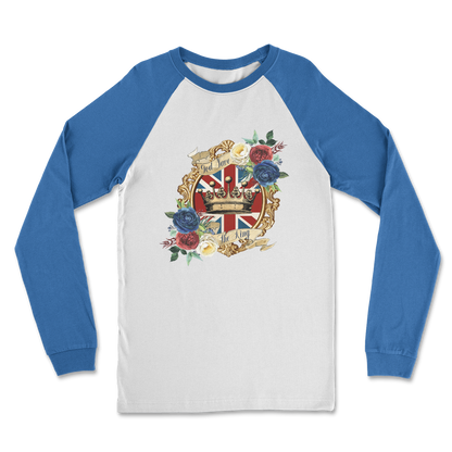 GOD SAVE THE KING Classic Raglan Long Sleeve Shirt - DirectlyPersonalised