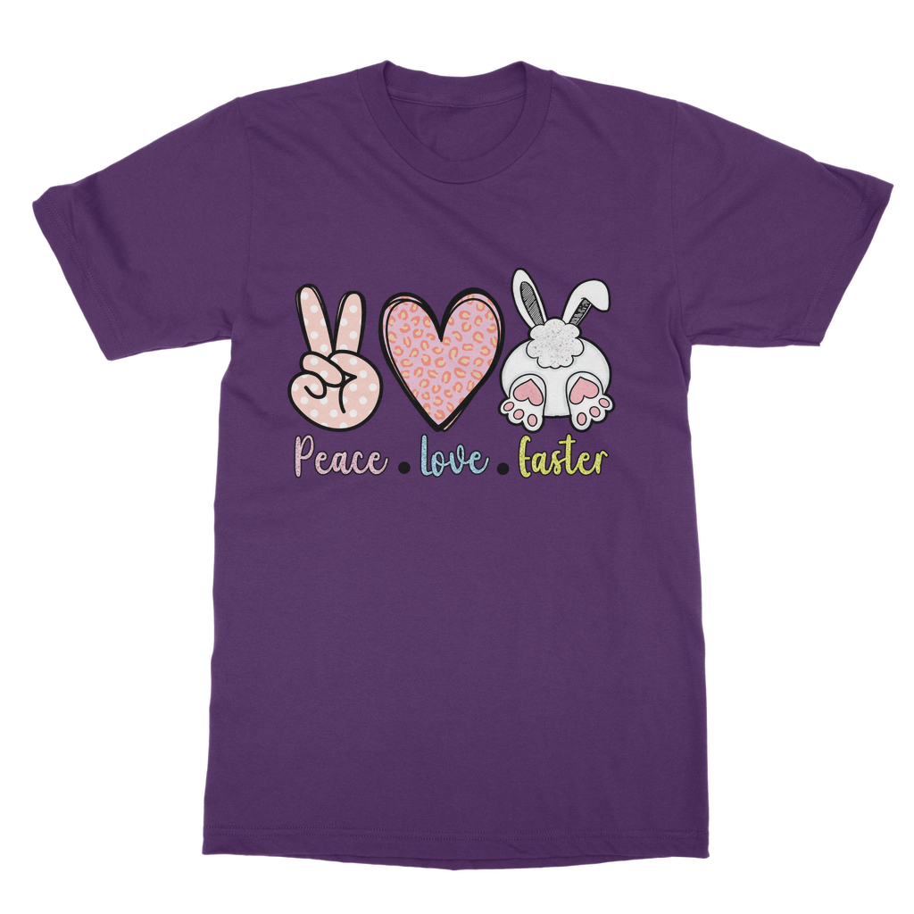 PEACE LOVE EASTER Classic Adult T-Shirt - DirectlyPersonalised
