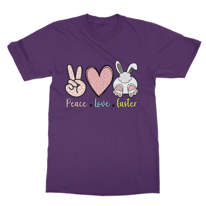 PEACE LOVE EASTER Classic Adult T-Shirt - DirectlyPersonalised