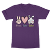 PEACE LOVE EASTER Classic Adult T-Shirt