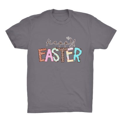 Happy Easter Organic Adult T-Shirt - DirectlyPersonalised
