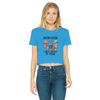 HOCUS POCUS -COFFEE DESIGN Classic Women's Cropped Raw Edge T-Shirt