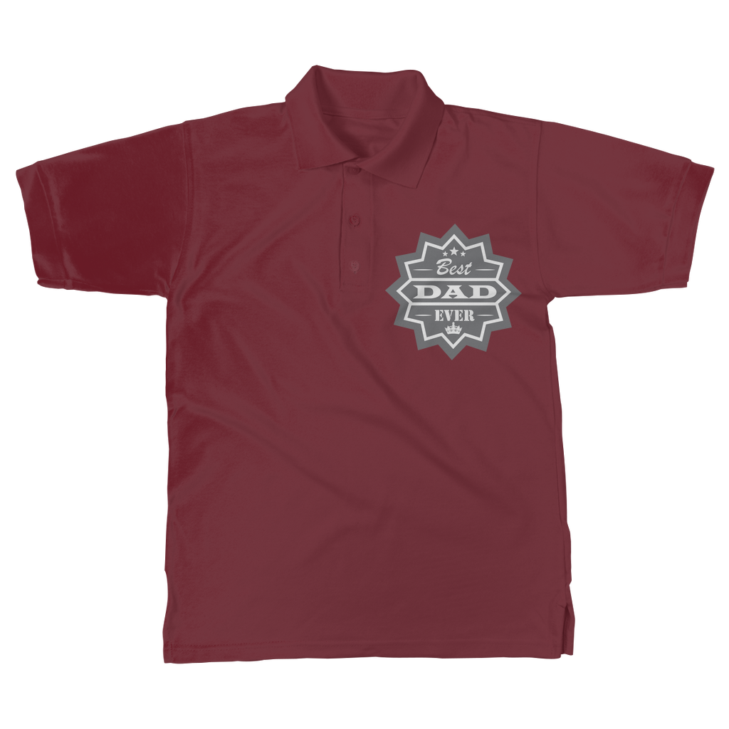 Best Dad Ever Classic Adult Polo Shirt - DirectlyPersonalised