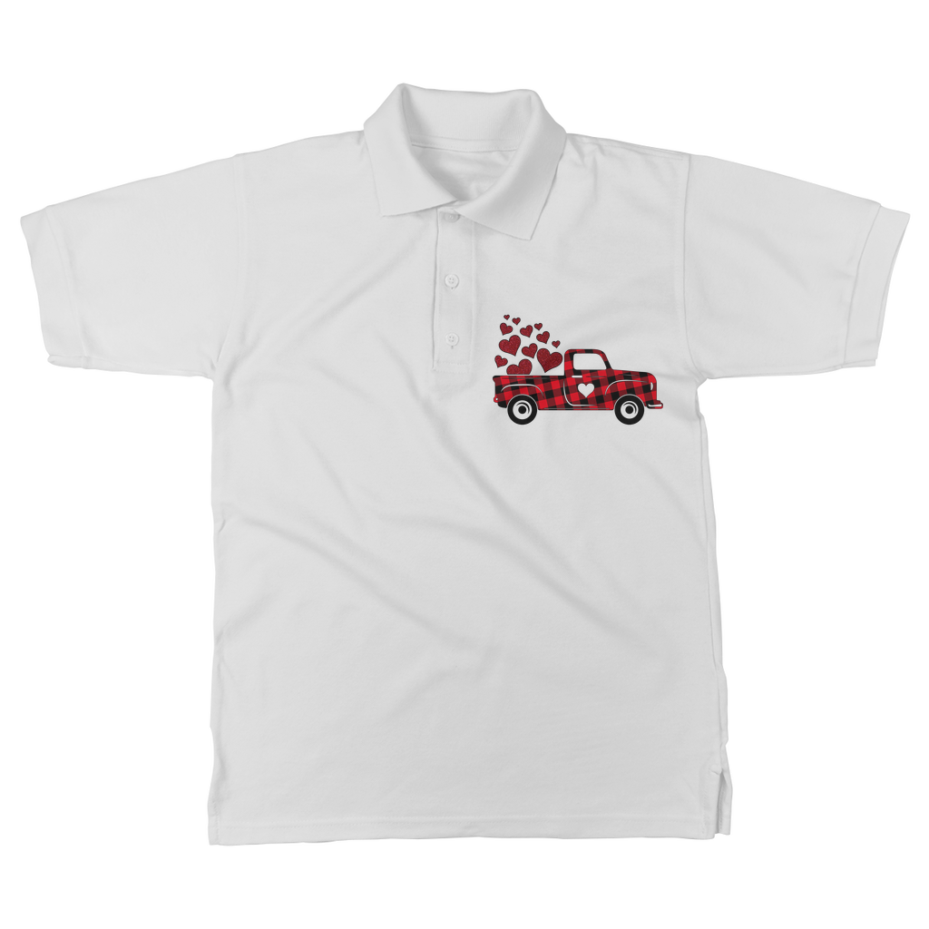 Love Truck Classic Adult Polo Shirt - DirectlyPersonalised