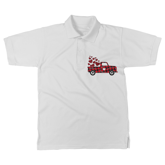 Love Truck Classic Adult Polo Shirt - DirectlyPersonalised
