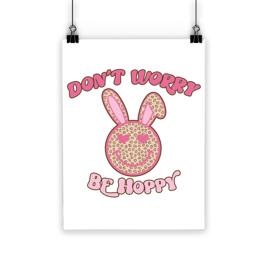 Don't worry be 'happy' Classic Poster - DirectlyPersonalised
