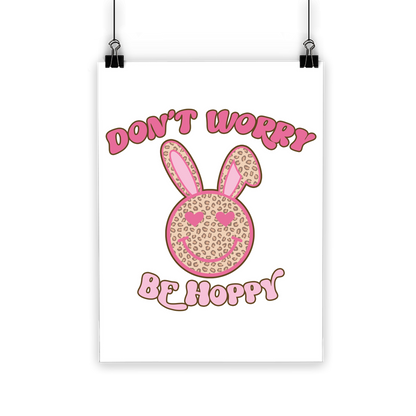 Don't worry be 'happy' Classic Poster - DirectlyPersonalised